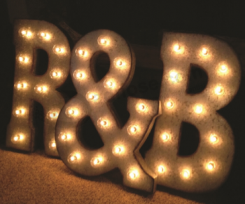 Outdoor Light Up Letters With Bulbs Led Sign Manufacturers