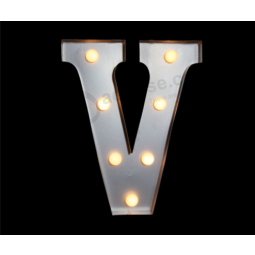 LED metal letter signs outdoor programmable led signs