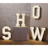 Shop advertising indoor led light channel letter