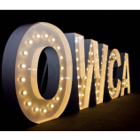 Custom metal light signs Outdoors Illuminated Channel Letters