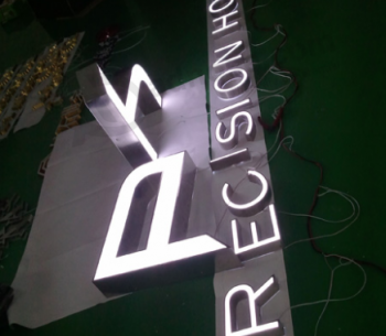 Face lighting sign 3d frontlit acrylic LED channel letter