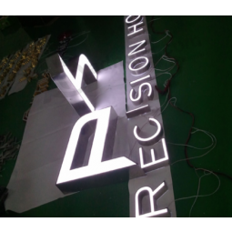 Visage éclairage signe 3d Avantlit acrylique led canal lettre