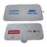 Customized logo car nylon tyvek sun shade for sale