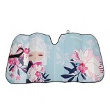 PE bubble customized printing foldable sunshade