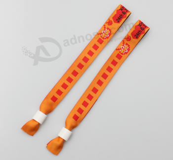 Popular Polyester Event Woven Wristband For Sale