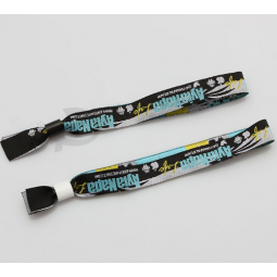 Goedkope custom katoen band wristband groothandel