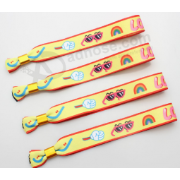 Custom Yellow Lovely Star Event Wristband Tool Lanyard