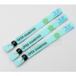 High Quality Low Cost Custom Fabric Woven Wristband