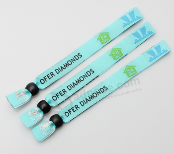 High Quality Low Cost Custom Fabric Woven Wristband