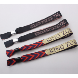 Hot selling woven wristband custom cloth wristband