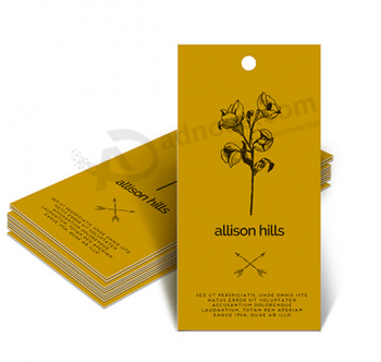 Widely use garment apparel hang tag for clothing