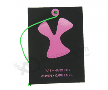 Eco-friendly printed clothing hang tags custom