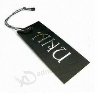 Hot Stamping Silver Hang Tag for Clothing