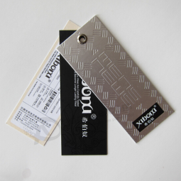 Transparent Waterproof PVC Clothing Hang Tags with Custom Logo
