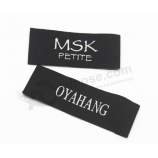 Eco-friendly polyester clothing stitched fabric labels