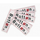 Garment tag label design fashion neck woven labels