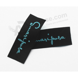 High definition woven labels and tags washable clothing labels