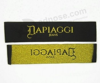 Custom brand logo embroidered woven labels manufacturer