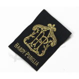 Center fold gold thread brand private label