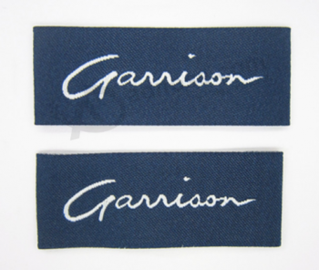 New designs sew on brand logo woven labels