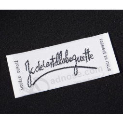 Sew on clothing name cheap woven clothing label