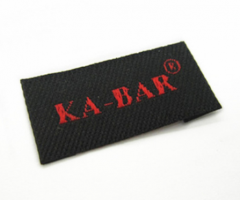 Factory custom sew clothing woven labels manufacturers