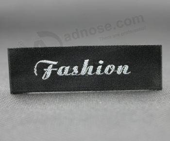 服装品牌涤纶折叠私人时尚编织标签