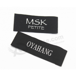 Cheap custom damask main woven label for clothing