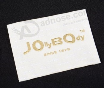 Wholesale clothing neck care polyester woven label