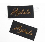 Wholesale fashion embroidery custom woven label supplier