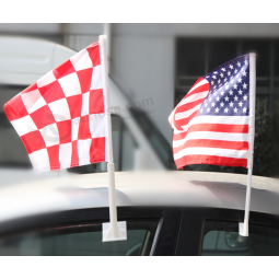 Vente directe d'usine polyester nfl drapeau de voiture