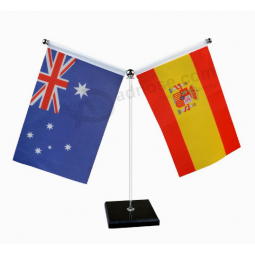 Wholesale polyester table top desk Australia flag