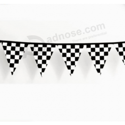 Printed polyester decorative fabric bunting flag pennant