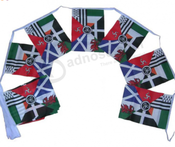 High Quality Custom Color Polyester Sport String Flag