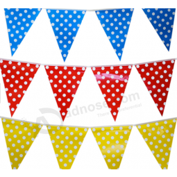 Sport decoration PVC bunting fabric pennant banner