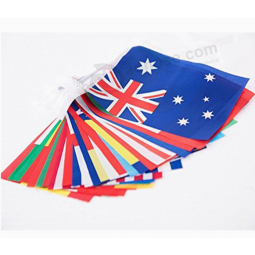 Decorative polyester England bunting hanging string flag