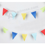 Factory Custom String Bunting Polyester Party Promotional Flag