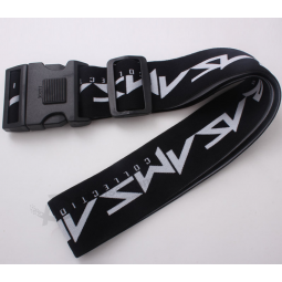 Personalized embroidered luggage straps with buckle lock