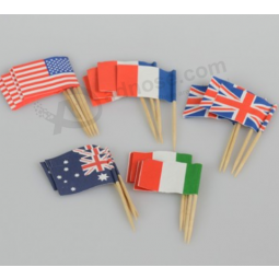 High quality custom country paper mini flag wholesale