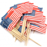 Mini Food Advertising Flag America Toothpicks Flag