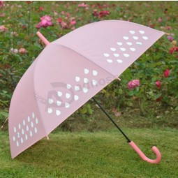 새로운 제품 빗방울 모양 마법의 물 eav 우산 후 색상을 변경합니다