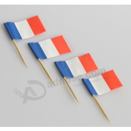 Fábrica de mini palillos de papel personalizados al por mayor banderas