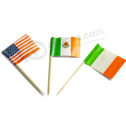 Bestverkopende mini tandenstoker stick nationale vlaggen