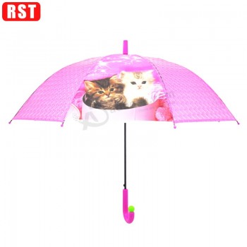 Hoge kwaliTeiT goedkope kinderen paraplu promoTionele animal prinT kids parasols