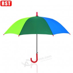 Children ultra light long-handle umbrella for boys girls baby sunny and rainy kids rainbow umbrella with your logo
