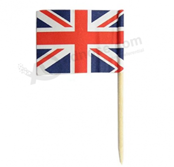 食品装饰英国牙签英国国旗待售
