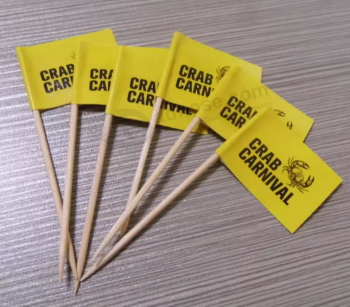 Mini Food Advertising Flag Toothpicks Paper Flag Manufacturer