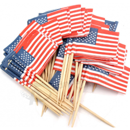 China Supplier USA Paper Toothpick Flags Wholesale