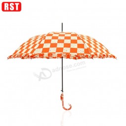 Made in china quenTe vendendo guarda-chuva mullTi cor laço guarda-chuva em linha reTa