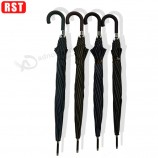 Wholesale Promotional striped classic business straight 10 ribs rain umbrellas with your logo